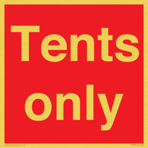 Tents only